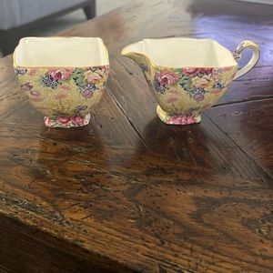 Royal Winston Grimwades Ltd. Wellbeck 1995 Sugar and Creamer